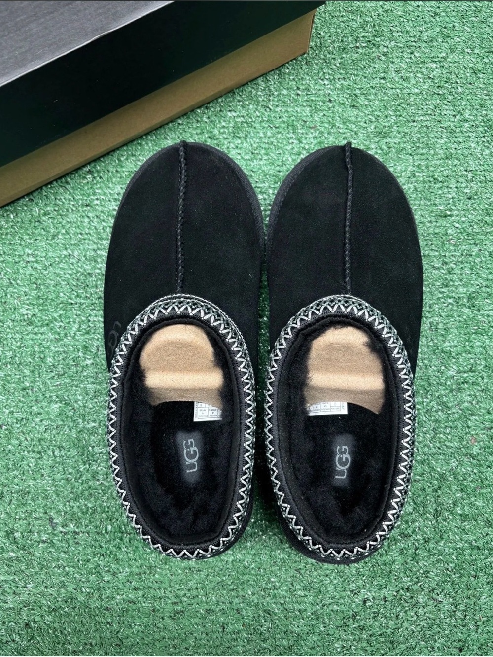UGG TASMAN II SLIPPER BLACK SIZE 9 - Picture 5 of 9